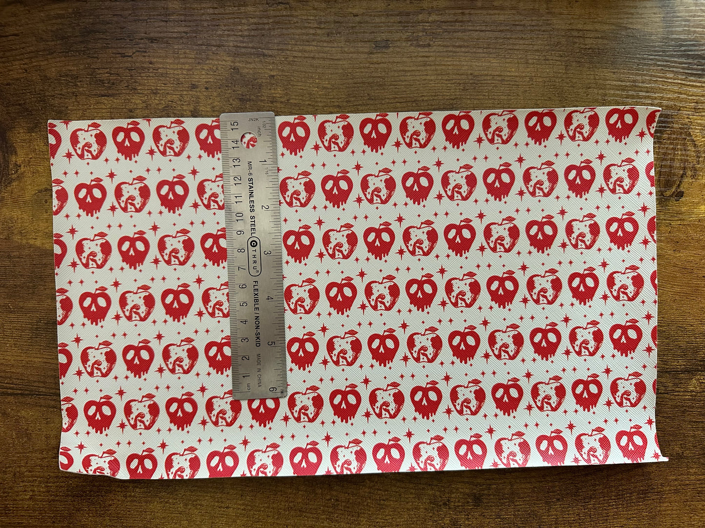 Vinyl faux leather cuts