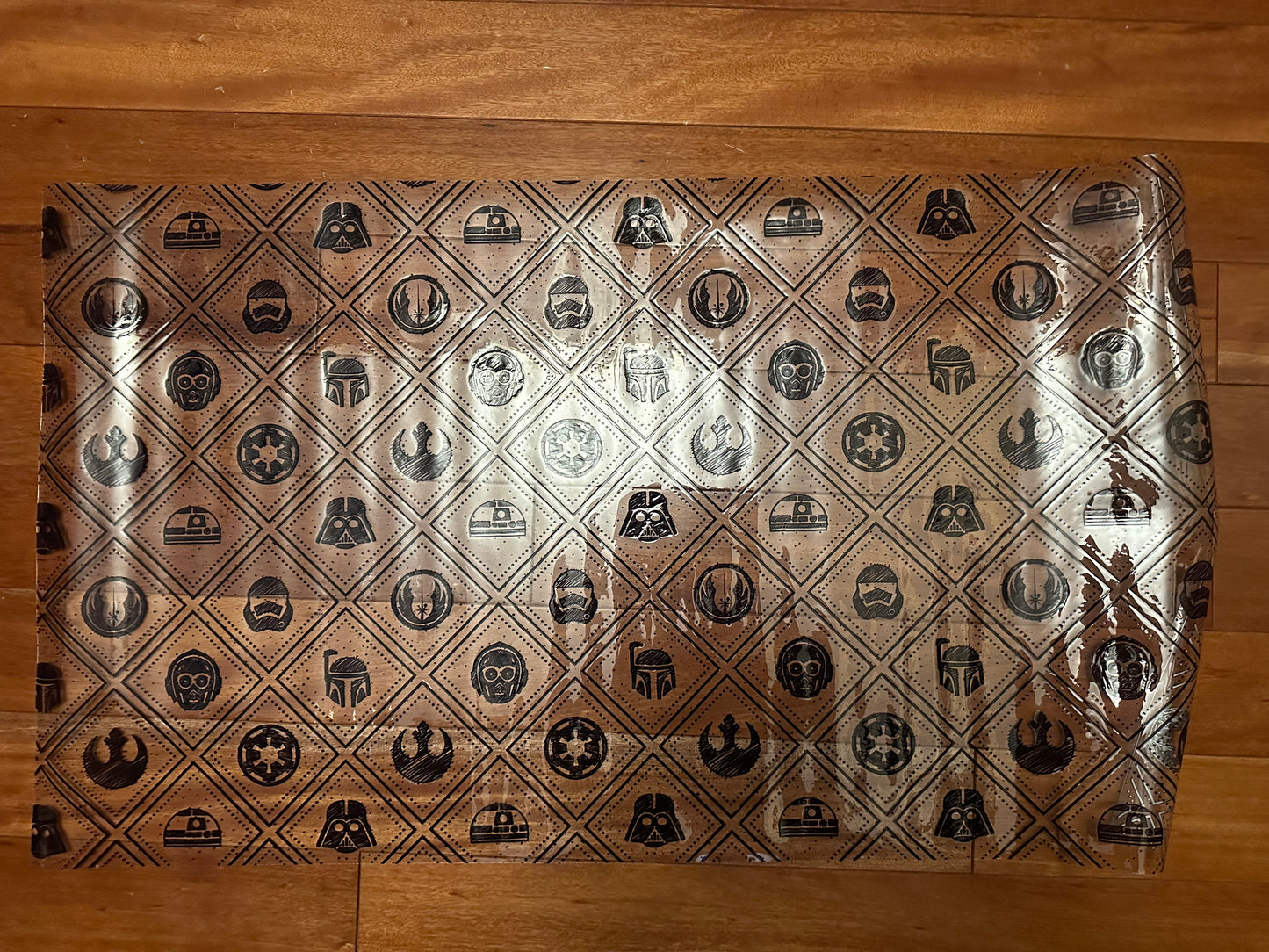 SW helmets and logos Clear TPU Vinyl remnant