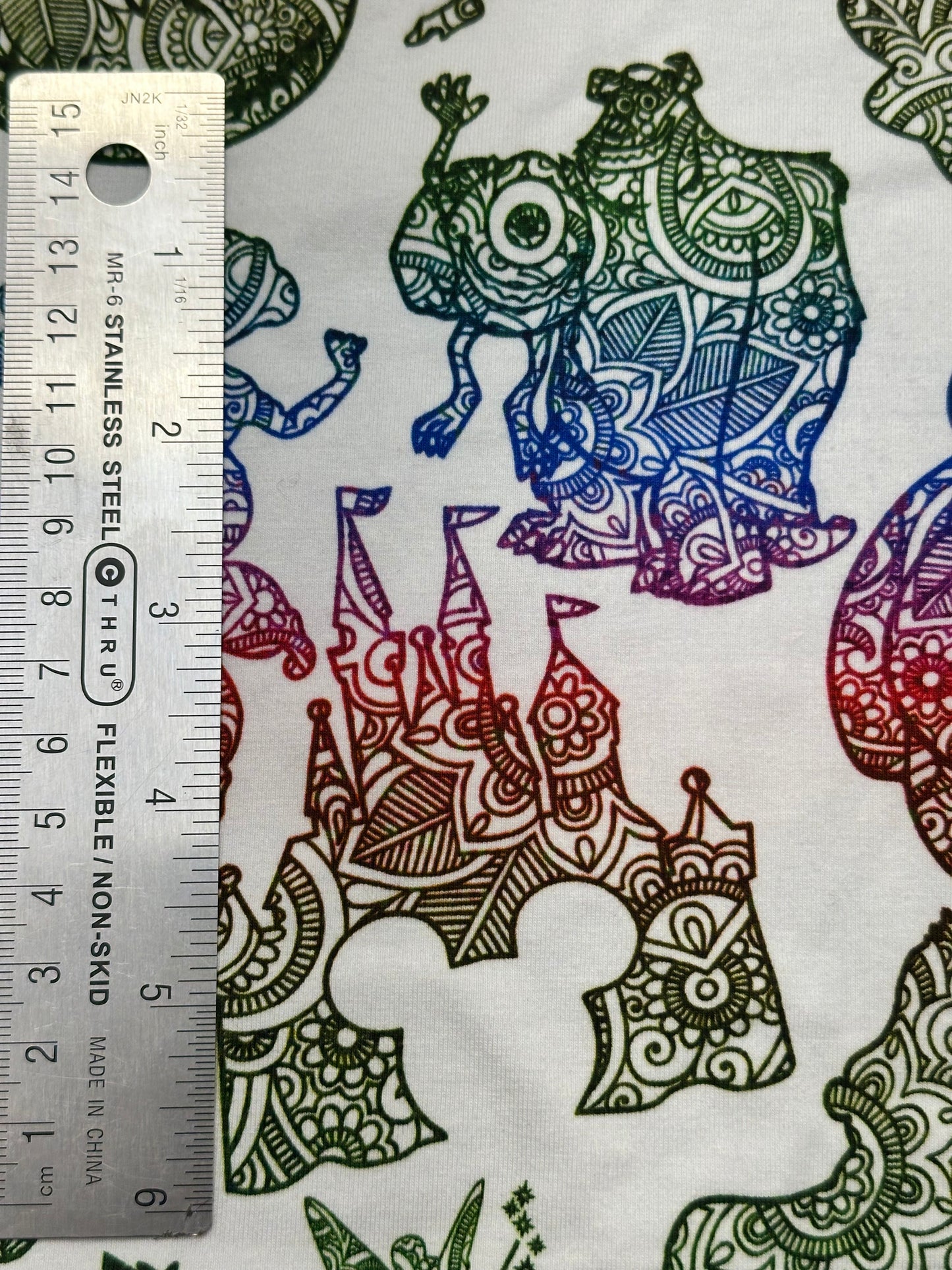 Cotton LYCRA tumbler and remnant cuts