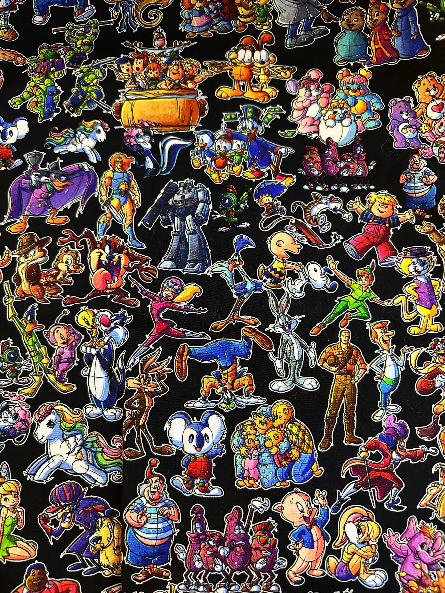 TV characters cartoon COTTON FABRIC