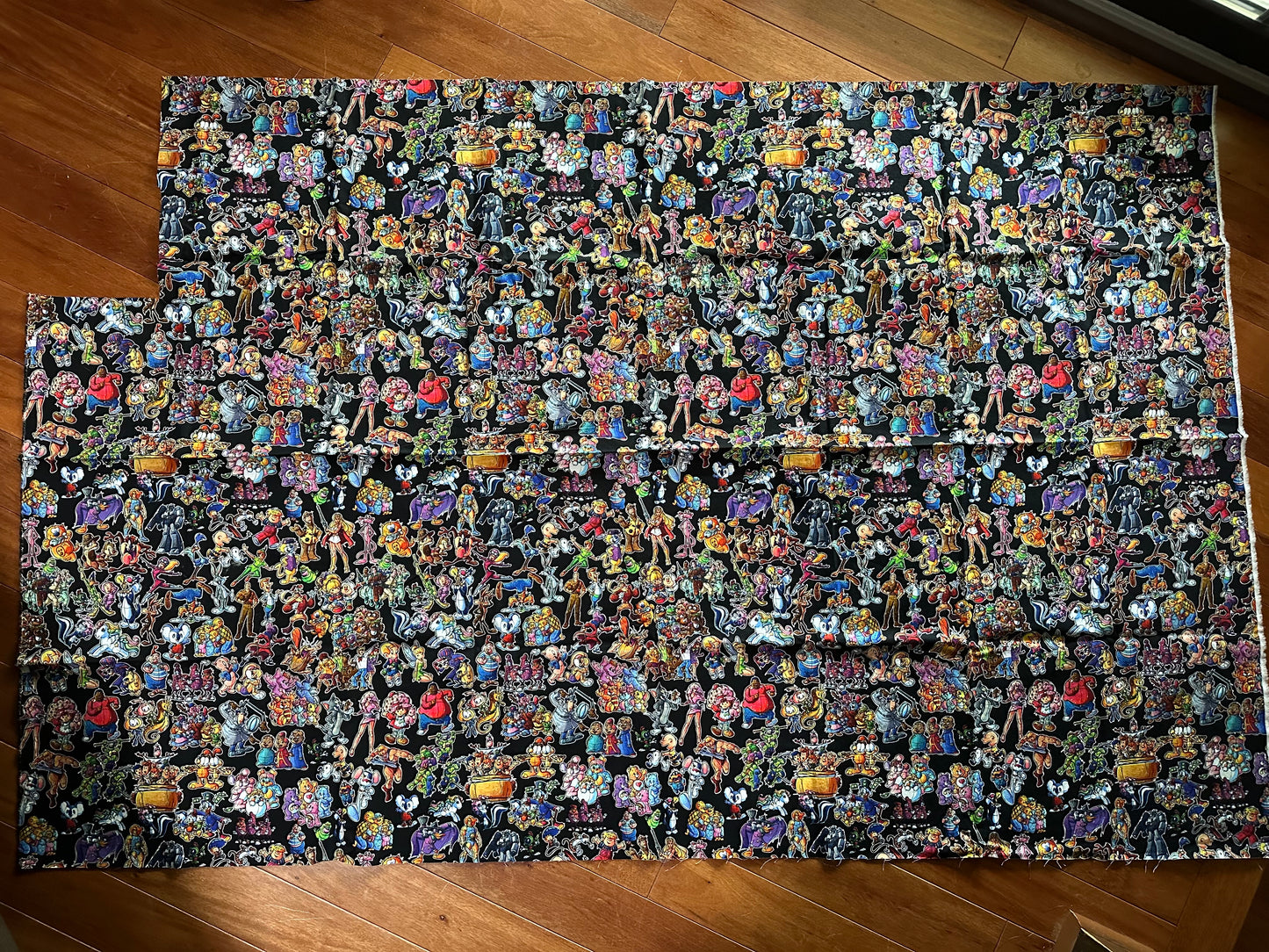 TV characters cartoon COTTON FABRIC