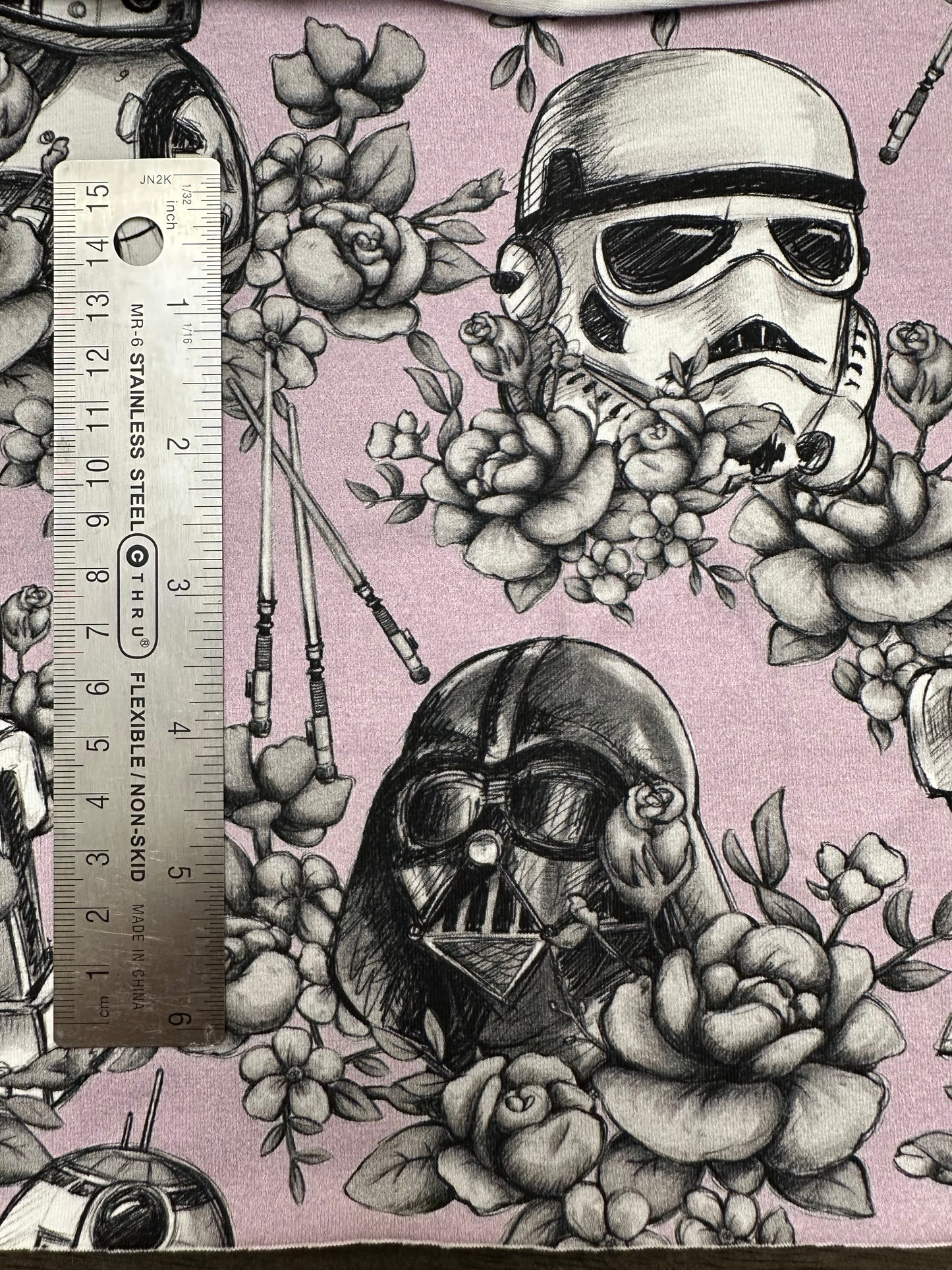 Cotton LYCRA tumbler and remnant cuts