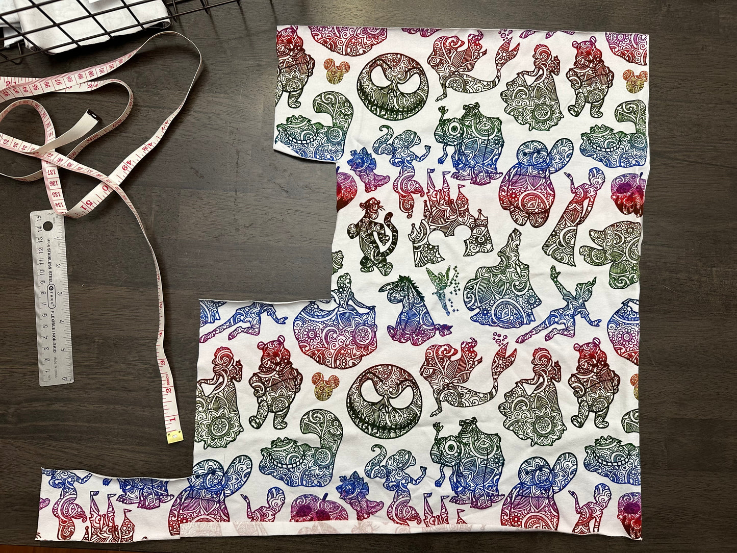 Cotton LYCRA tumbler and remnant cuts