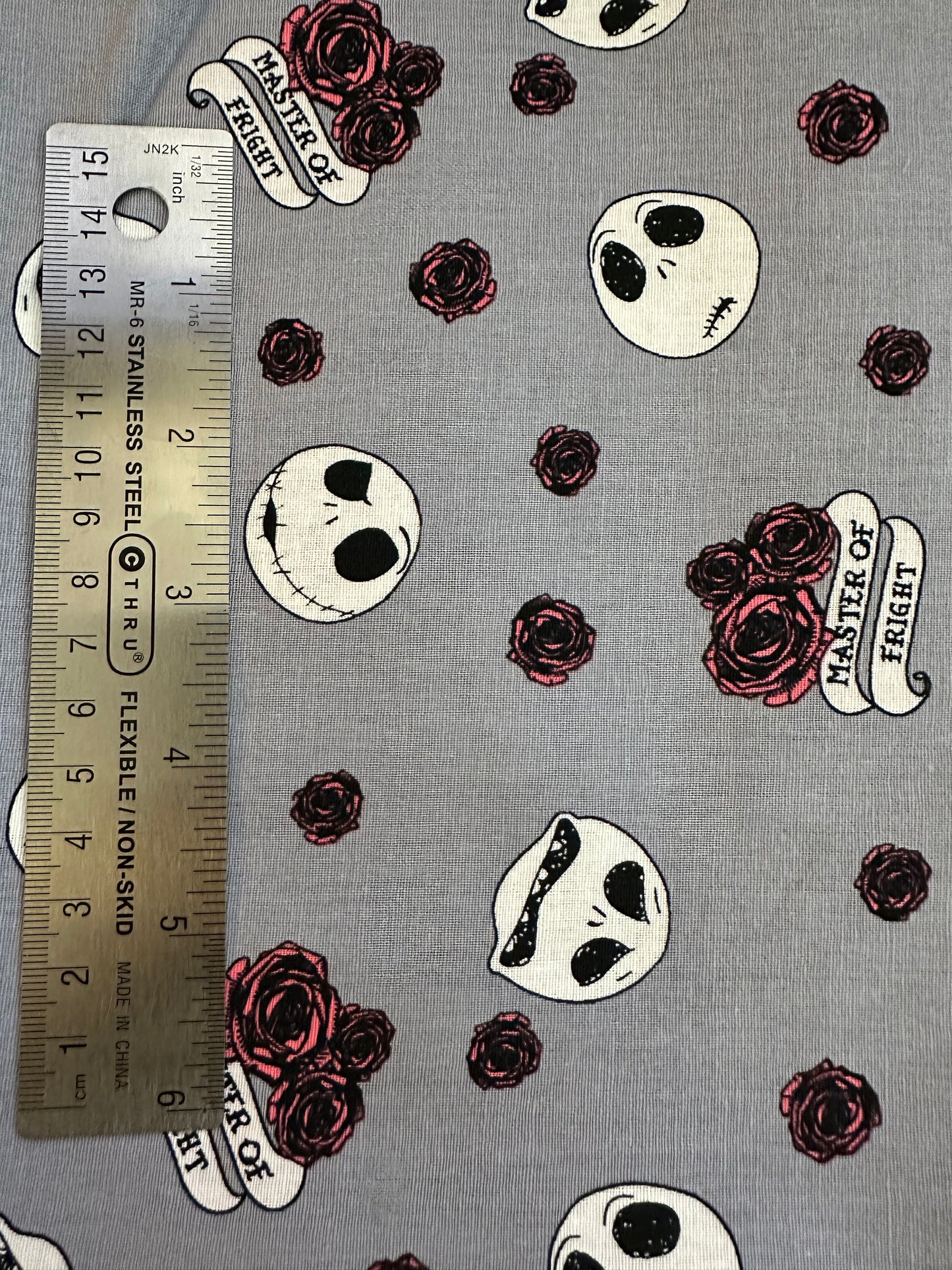 Master of Fright COTTON fabric