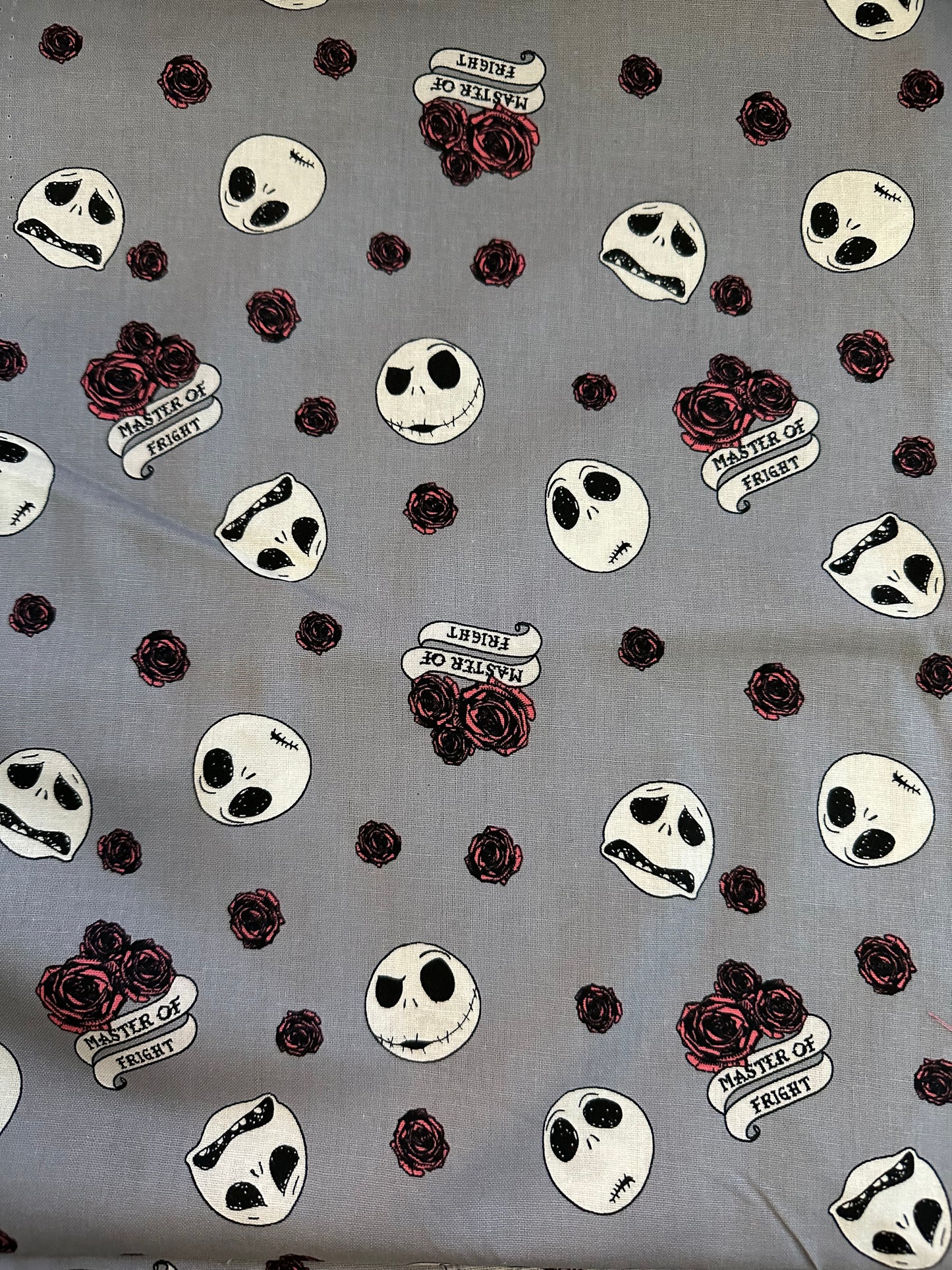 Master of Fright COTTON fabric