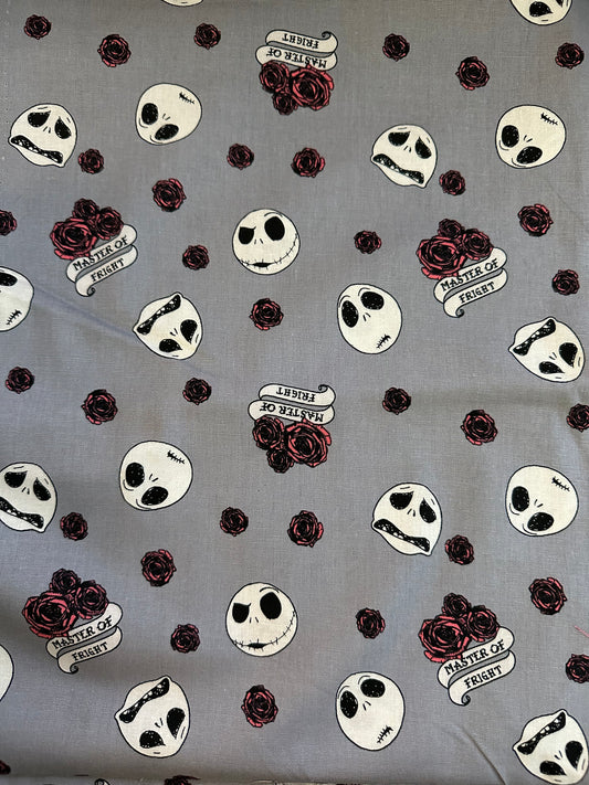 Master of Fright COTTON fabric
