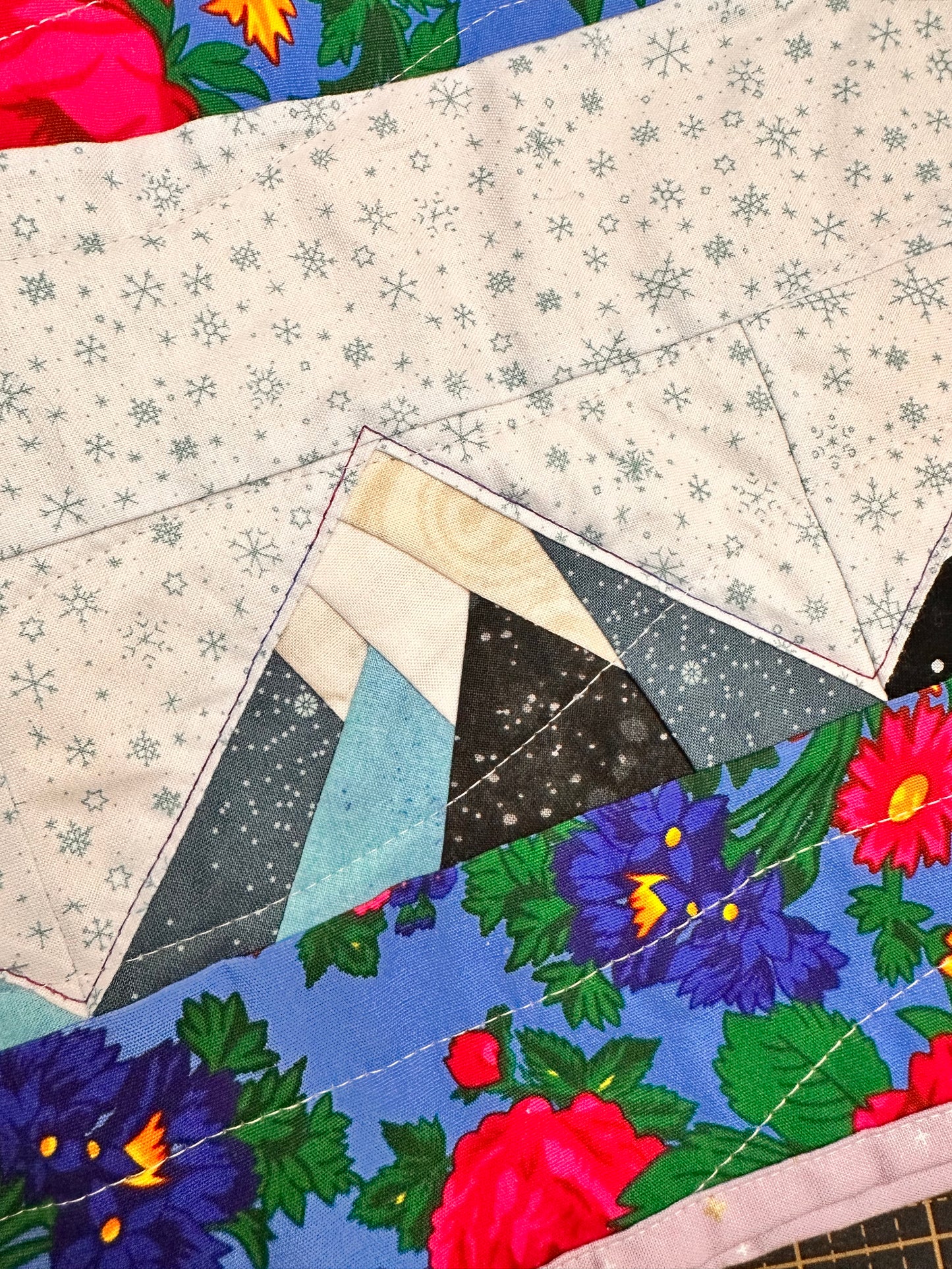 Car Seat Quilt - mountains