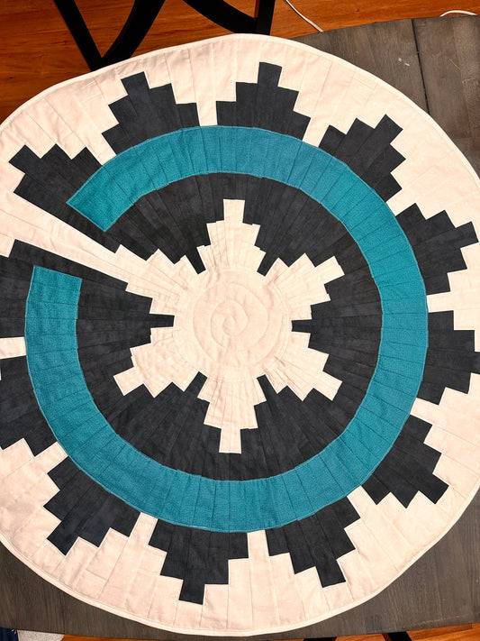 Baby quilt - Navajo Wedding Basket